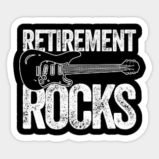 Guitar Guitarist Retirement Sticker